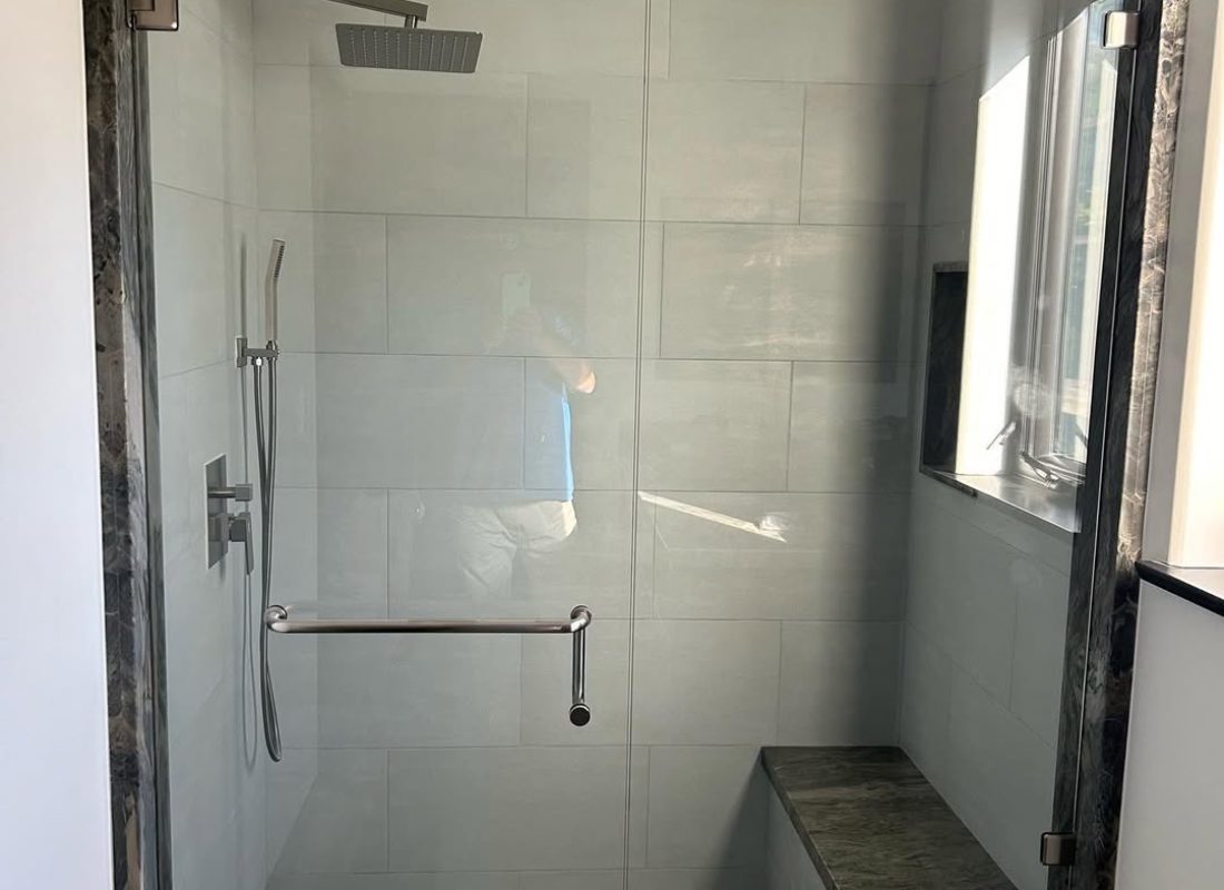 SD Build Co shower renovation