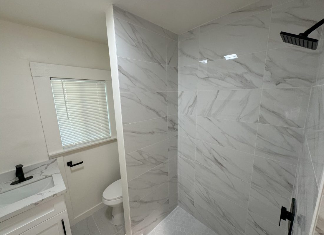 Bathroom Remodel 3 Luxury walk-in shower and vanity design in La Jolla CA bathroom remodel