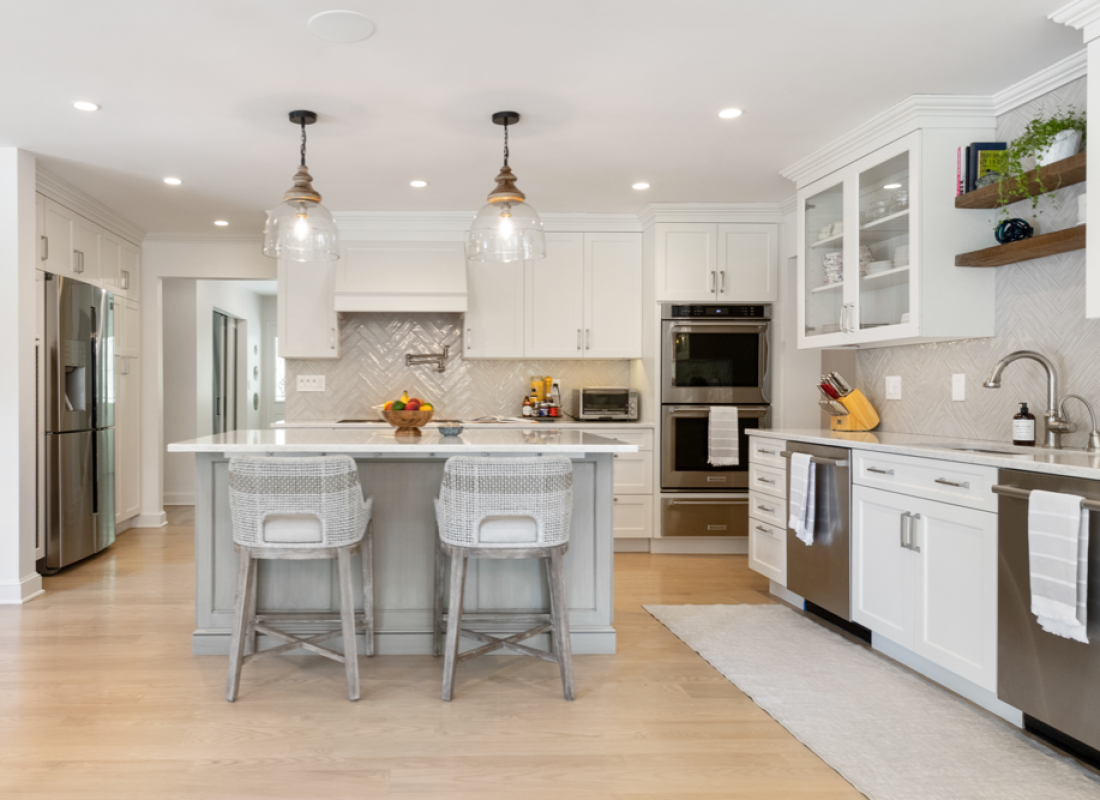 Modern kitchen pendant lights SD Build Co