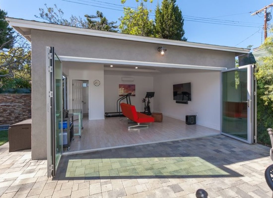 Expert team at SD Build Co converting a garage into a modern ADU in Hillcrest, showcasing space maximization and style